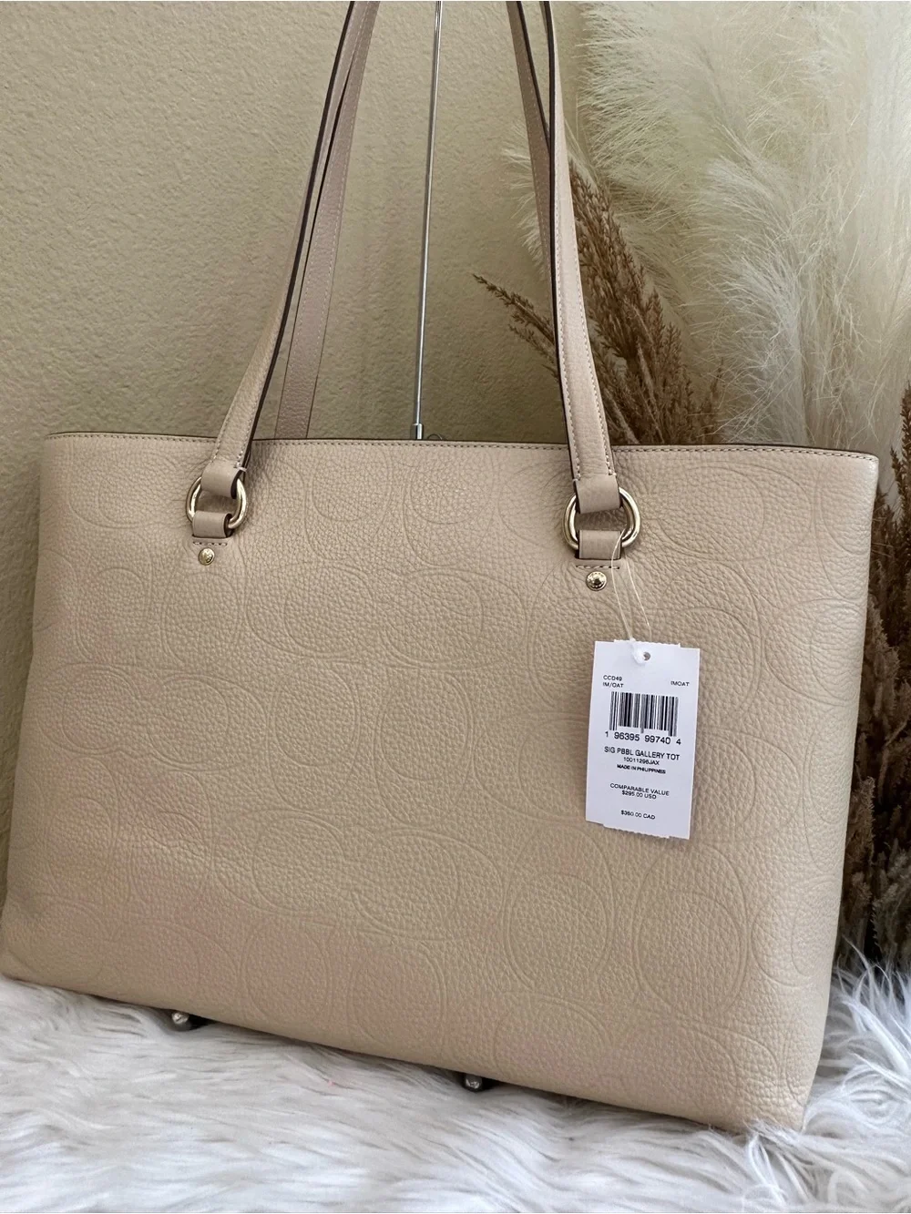Coach Station Tote Bag In Signature Leather